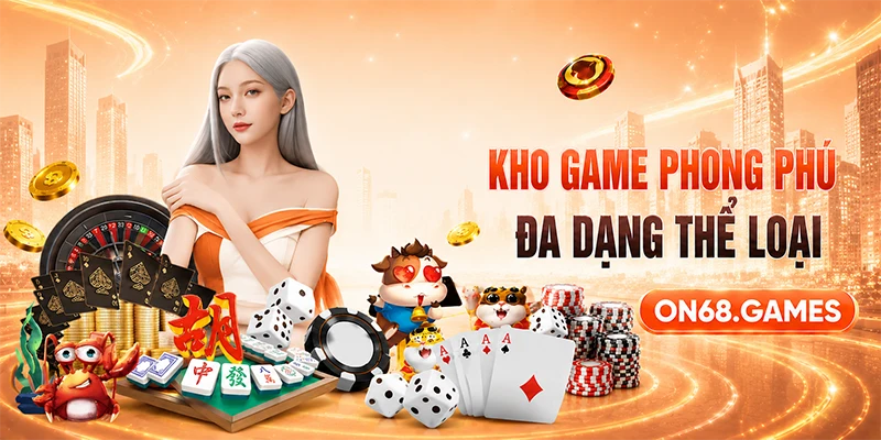 ON68 triển khai đa dạng kho trò chơi phong phú
